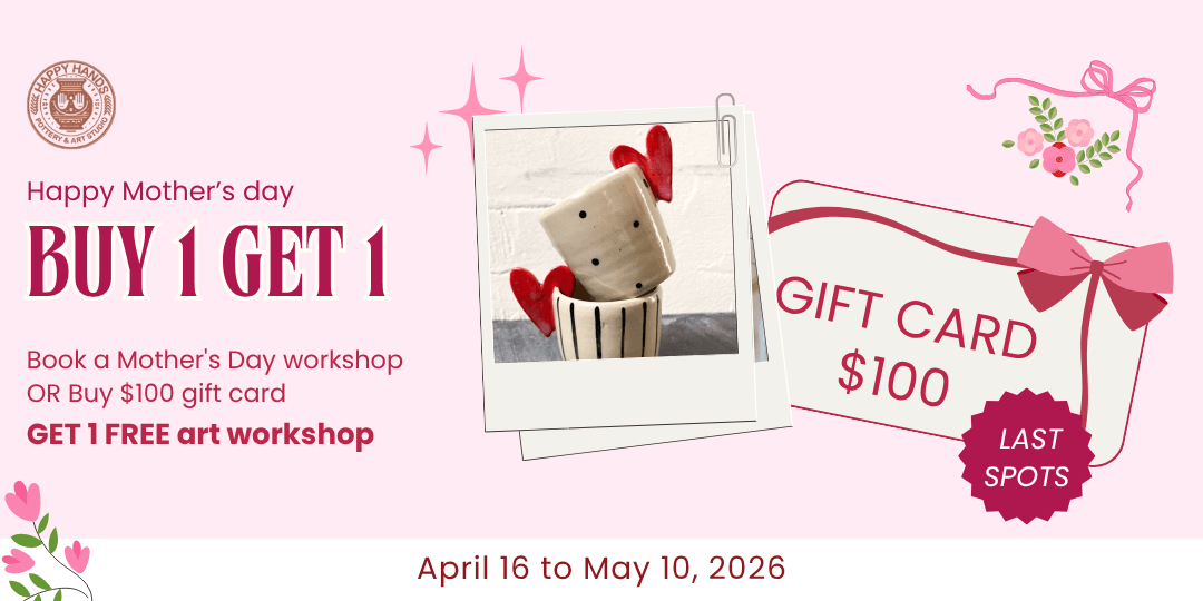 Celebrate Mother’s Day with Pottery, Creativity & Special Offers at Happy Hands Studio