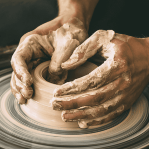 Introduction to Wheel Throw Pottery Course TEEN PM Wed