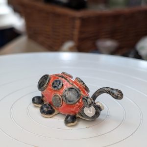 Ladybug Ceramic Figurine