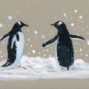 Penguins in Playful Steps Penguins in Playful Steps