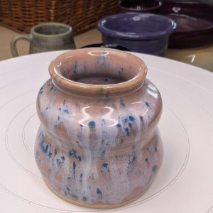 Pink Mist Speckled Vase