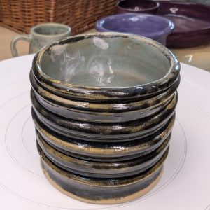 Stacked Wave Textured Cup