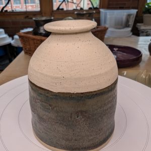 Stone Fade Ceramic Jar